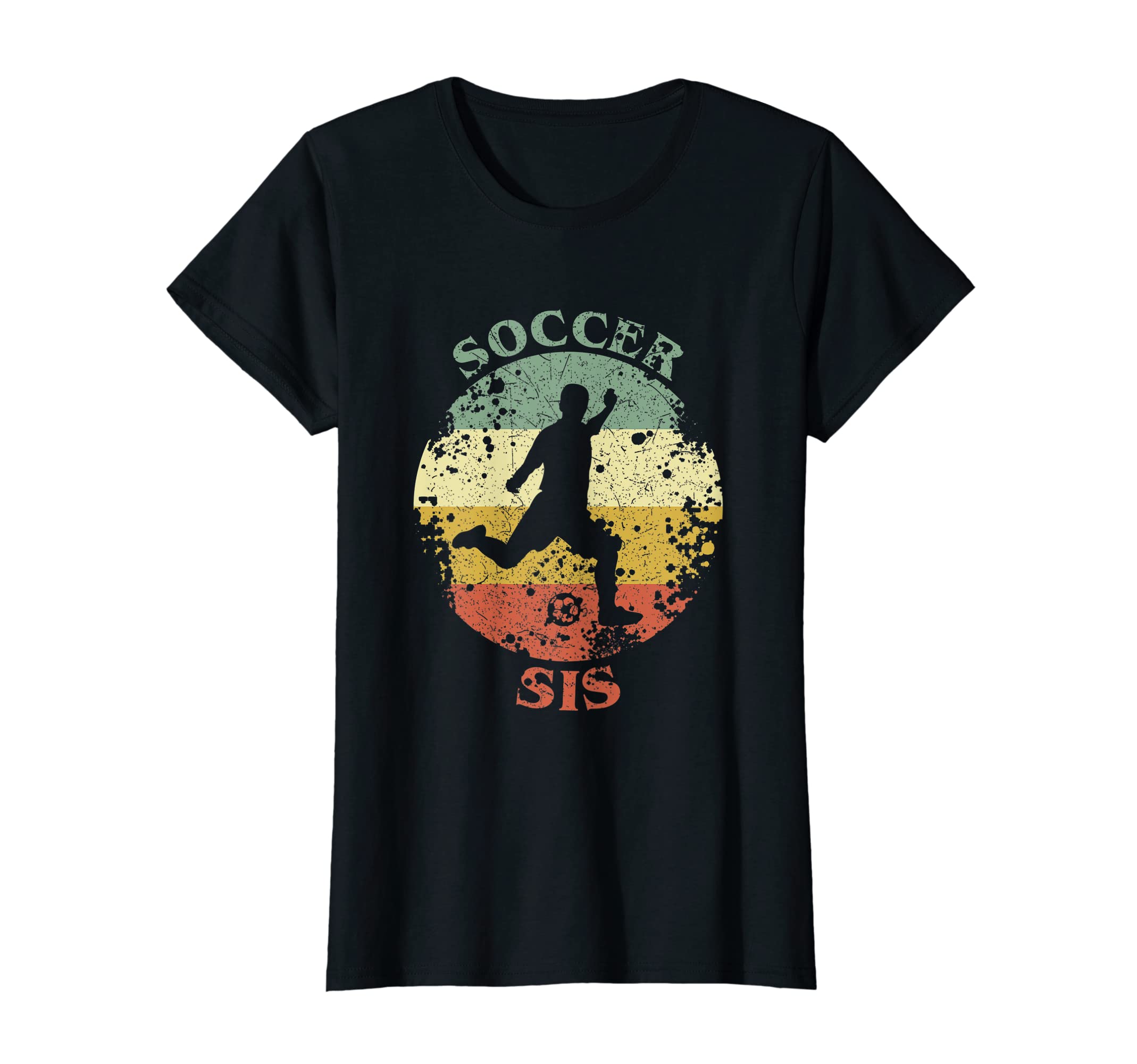 Soccer Sis Distressed Sister Soccer T-Shirt - Minimalist Print for Adults - T-Shirt, Sweatshirt, Hoodie