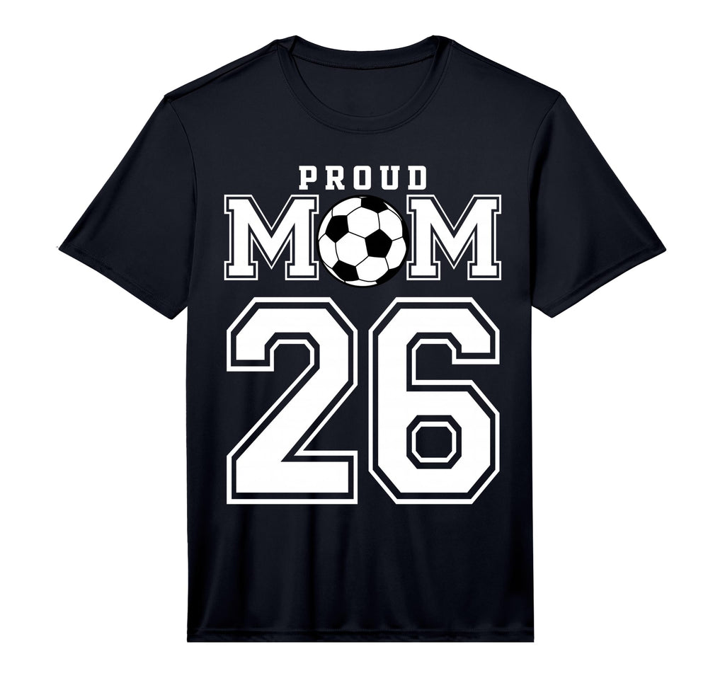 Number 26 Custom Proud Soccer Futbol T-Shirt - Minimalist Print for Adults - T-Shirt, Sweatshirt, Hoodie