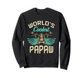 Worlds Coolest Papaw Motorcycle Sweatshirt - Fun Novelty Design for Adults - T-Shirt, Sweatshirt, Hoodie