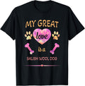 Dog Lovers Owners Salish-Wool-Dog - Adult & Kids T-Shirts, Sweatshirts & Hoodies apparel design preview 1
