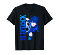 Blue Lock Blue Soccer Ball Split T-Shirt - Streetwear Style Men Women - T-Shirt, Sweatshirt, Hoodie