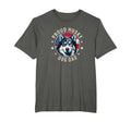 Proud Husky Dad American Flag T-Shirt - Streetwear Style for Adults - T-Shirt, Sweatshirt, Hoodie