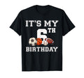 Its My 6Th Birthday Baseball Soccer T-Shirt - Streetwear Style for Adults - T-Shirt, Sweatshirt, Hoodie