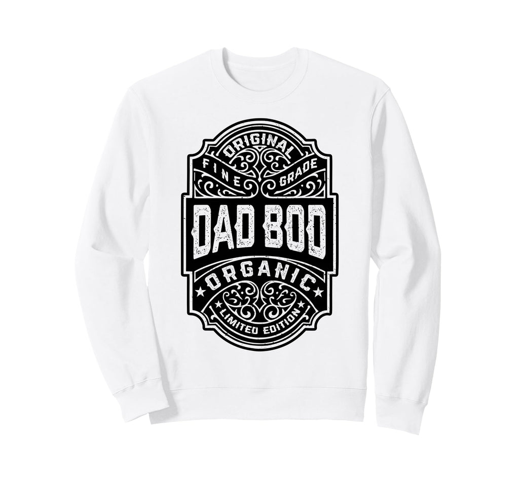 Dad Bod Whiskey Label Fathers Sweatshirt - Fun Novelty Design for Adults - T-Shirt, Sweatshirt, Hoodie