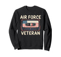 Air Force Veteran Us American Sweatshirt - Casual Everyday Wear for Adults - T-Shirt, Sweatshirt, Hoodie