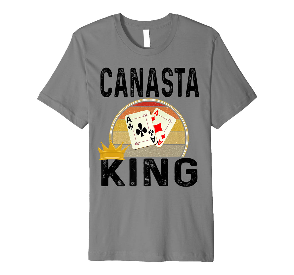 Funny Canasta King Card Game Winner T-Shirt - Aesthetic Graphic Men Women - T-Shirt, Sweatshirt, Hoodie