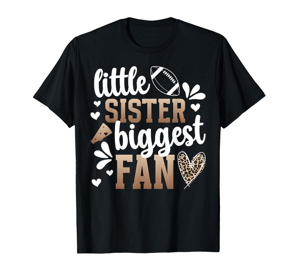 Little Sister Flag Football Sister Flag T-Shirt - Graphic Print Men Women - T-Shirt, Sweatshirt, Hoodie