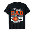 Senior Basketball Dad Class 2025 T-Shirt - Fun Novelty Design for Adults - T-Shirt, Sweatshirt, Hoodie