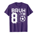 Bruh Its My 8Th Birthday Football T-Shirt - Unique Graphic for Adults - T-Shirt, Sweatshirt, Hoodie