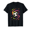 Soccer Swirl Football Fans T-Shirt - Aesthetic Graphic for Adults - T-Shirt, Sweatshirt, Hoodie