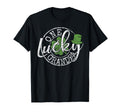One Lucky Grandpa Funny Irish Clovers St T-Shirt - Trendy Graphic Unisex - T-Shirt, Sweatshirt, Hoodie