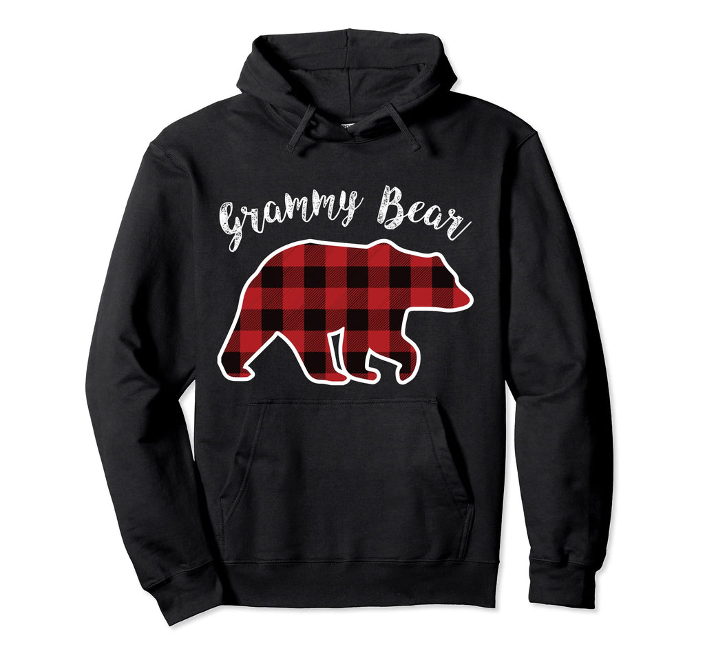Grammy Bear Red Plaid Pajama Grandma Gift Hoodie - Streetwear Style Unisex - T-Shirt, Sweatshirt, Hoodie