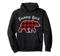 Grammy Bear Red Plaid Pajama Grandma Gift Hoodie - Streetwear Style Unisex - T-Shirt, Sweatshirt, Hoodie