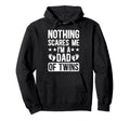 Im Dad Twins Proud Twin Dad Twin Hoodie - Fun Novelty Design for Adults - T-Shirt, Sweatshirt, Hoodie