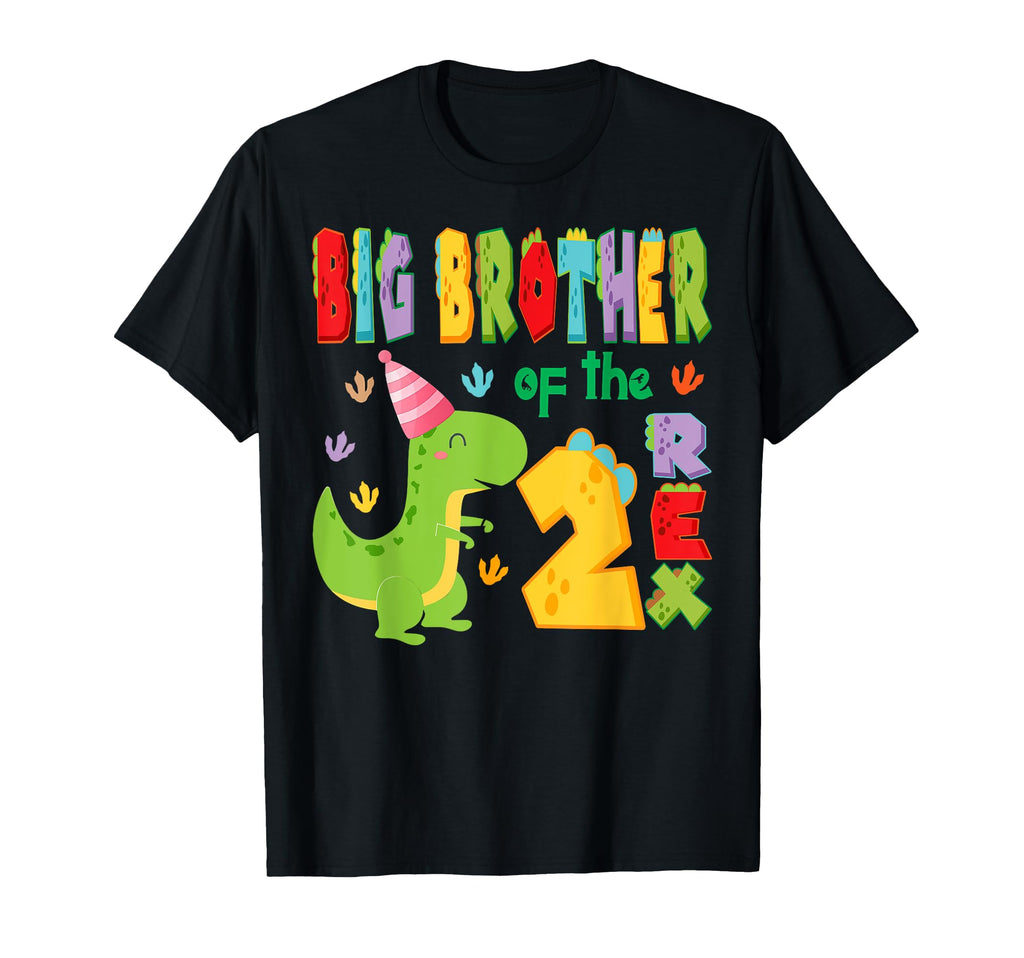 Big Brother Two Rex 2Nd Birthday T-Shirt - Streetwear Style for Adults - T-Shirt, Sweatshirt, Hoodie