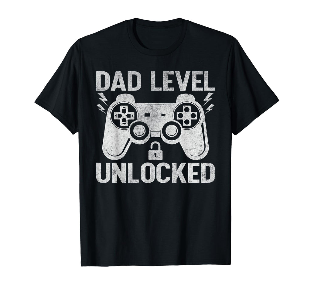 Dad Level Unlocked Gaming Gamer New Dad T-Shirt - Trendy Graphic Unisex - T-Shirt, Sweatshirt, Hoodie