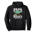 Papa Bear Fathers Day Family Matching Hoodie - Graphic Print Men Women - T-Shirt, Sweatshirt, Hoodie