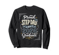 Proud Step Dad 2026 Graduate Sweatshirt - Fun Novelty Design Men Women - T-Shirt, Sweatshirt, Hoodie