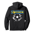 Sweden Soccer Fans Jersey Proud Swedish Hoodie - Custom Art Print Unisex - T-Shirt, Sweatshirt, Hoodie