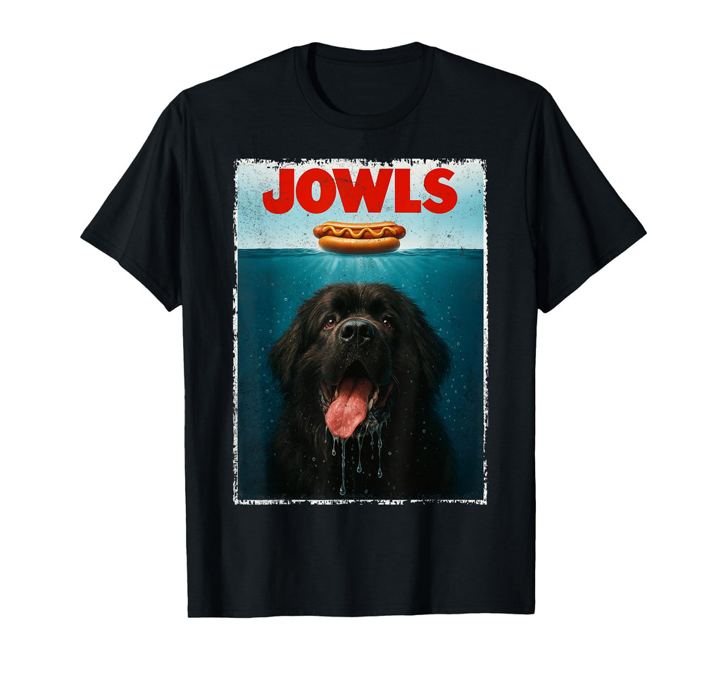Newfoundland Jowls Nanny Dog Newf T-Shirt - Casual Everyday Wear Men Women - T-Shirt, Sweatshirt, Hoodie