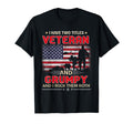 I Have Two Titles Veteran And Grumpy T-Shirt - Novelty Apparel Unisex - T-Shirt, Sweatshirt, Hoodie