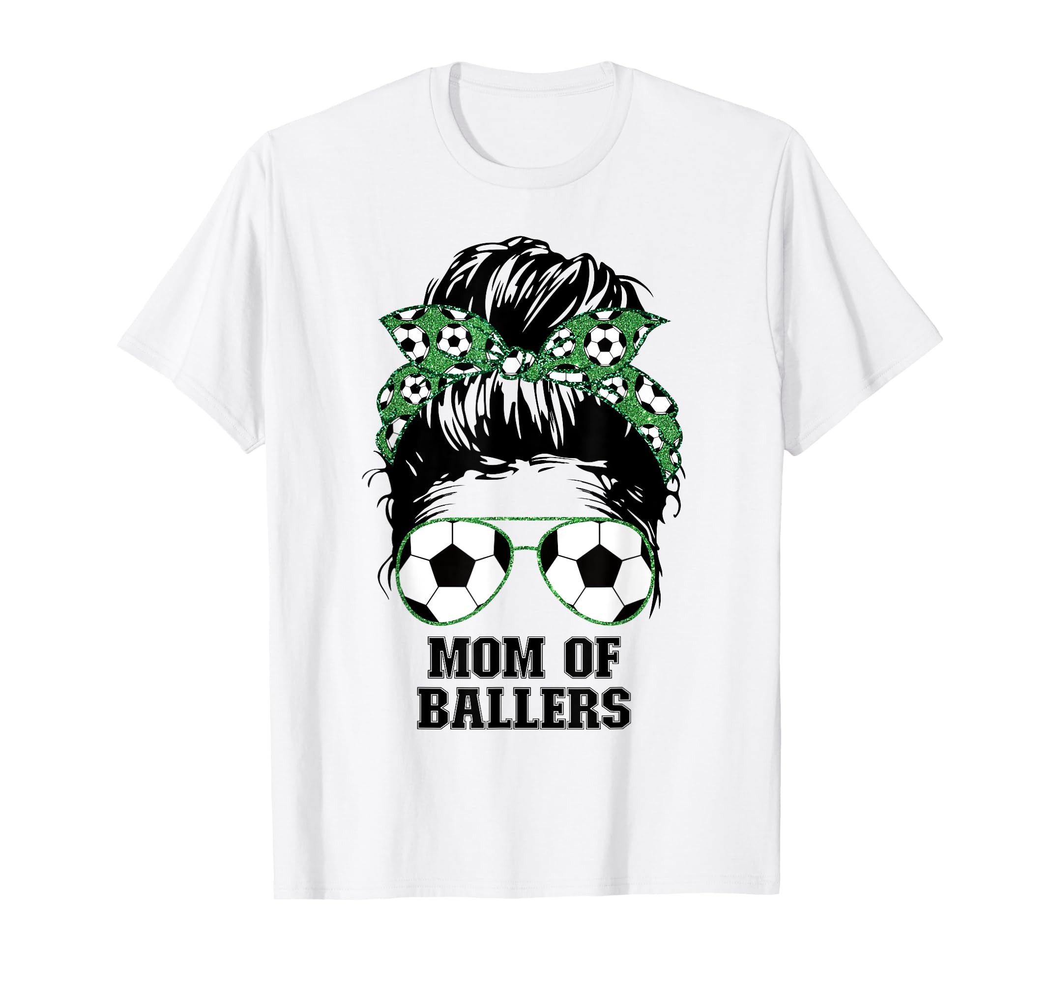 Mom Ballers Messy Bun Womens Funny T-Shirt - Minimalist Print Unisex - T-Shirt, Sweatshirt, Hoodie