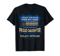 Blue Thin Line I Back Blue My Dad T-Shirt - Minimalist Print for Adults - T-Shirt, Sweatshirt, Hoodie