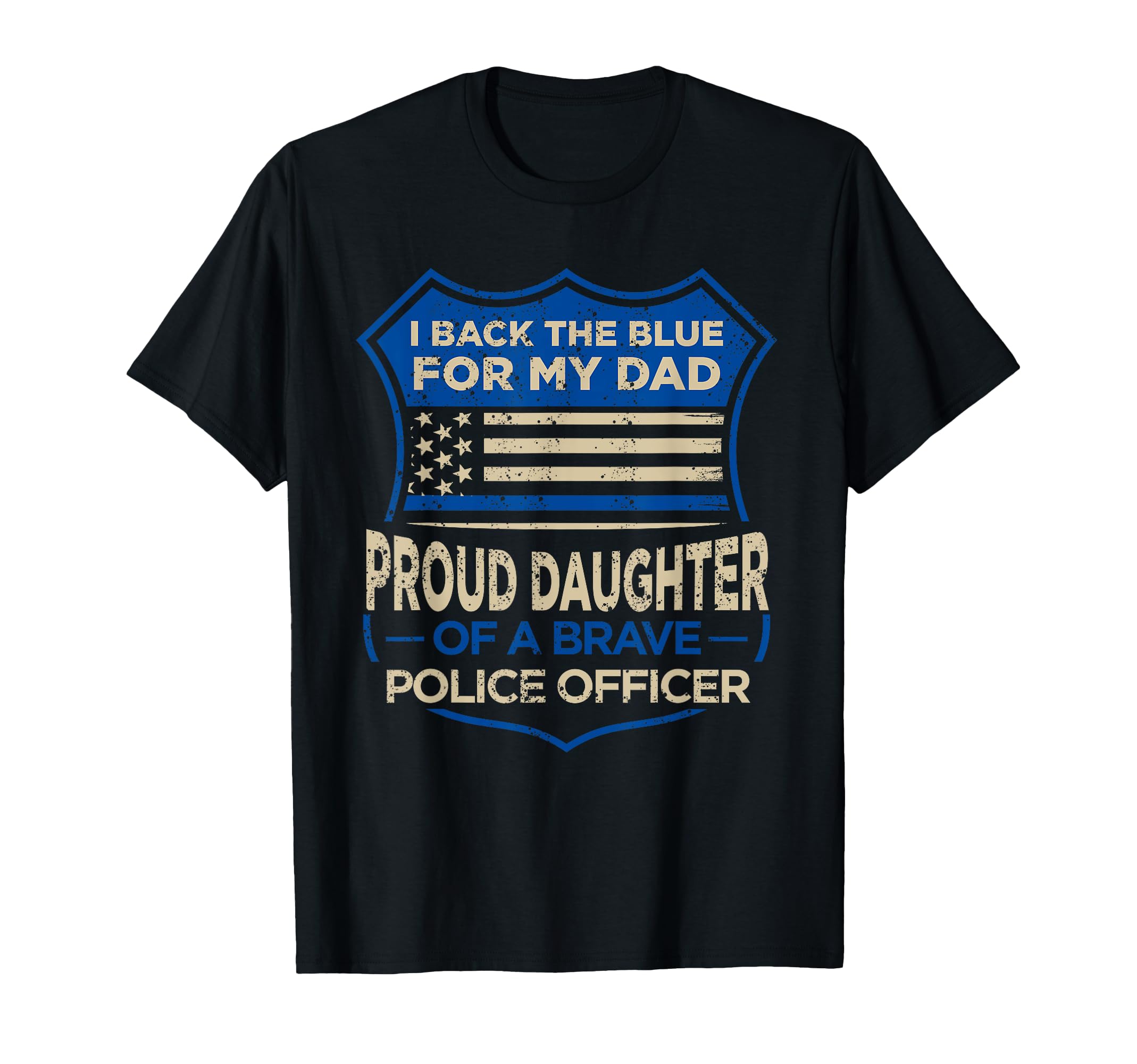Blue Thin Line I Back Blue My Dad T-Shirt - Minimalist Print for Adults - T-Shirt, Sweatshirt, Hoodie
