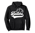 Baseball Mom Mama Busy Raising Ballers Hoodie - Novelty Apparel Unisex - T-Shirt, Sweatshirt, Hoodie