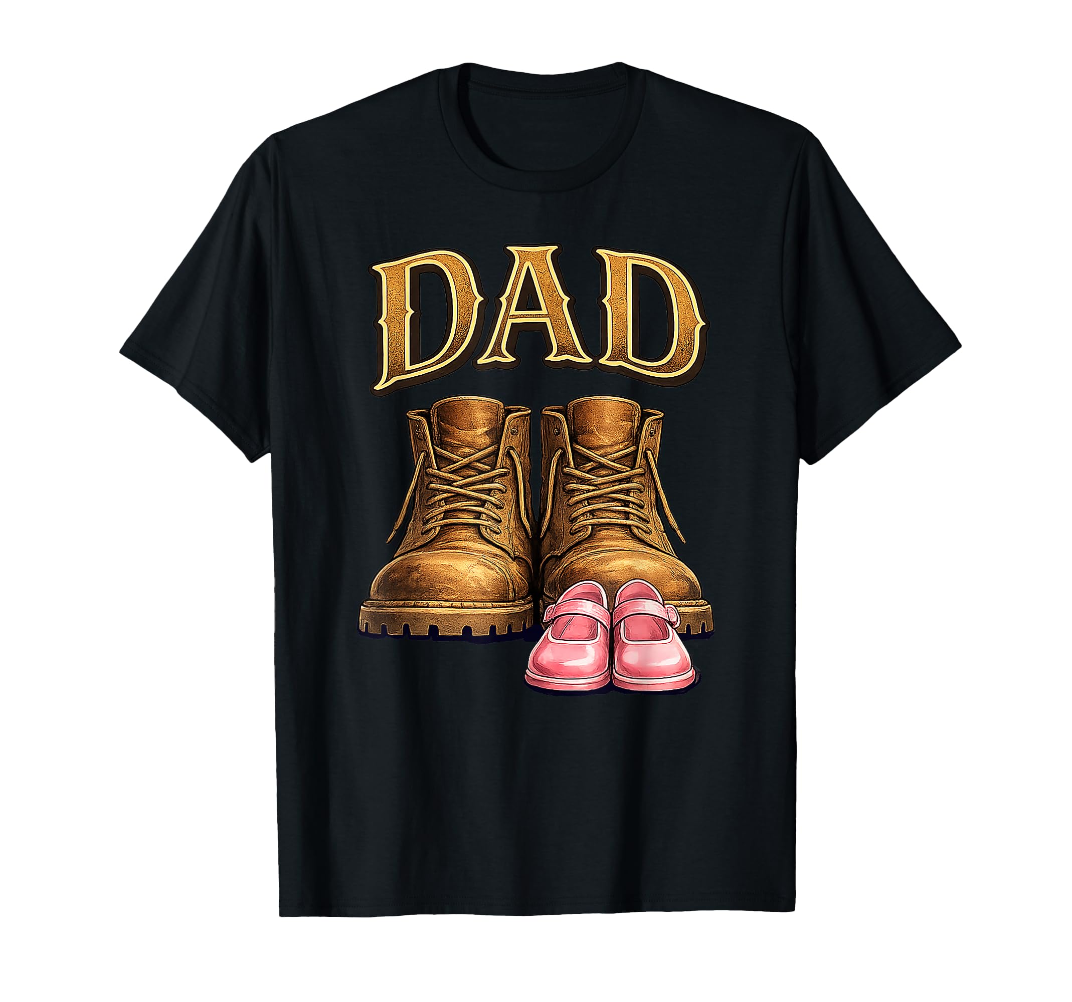 Dad Daughter Work Boots Father Proud Dad T-Shirt - Trendy Graphic Unisex - T-Shirt, Sweatshirt, Hoodie