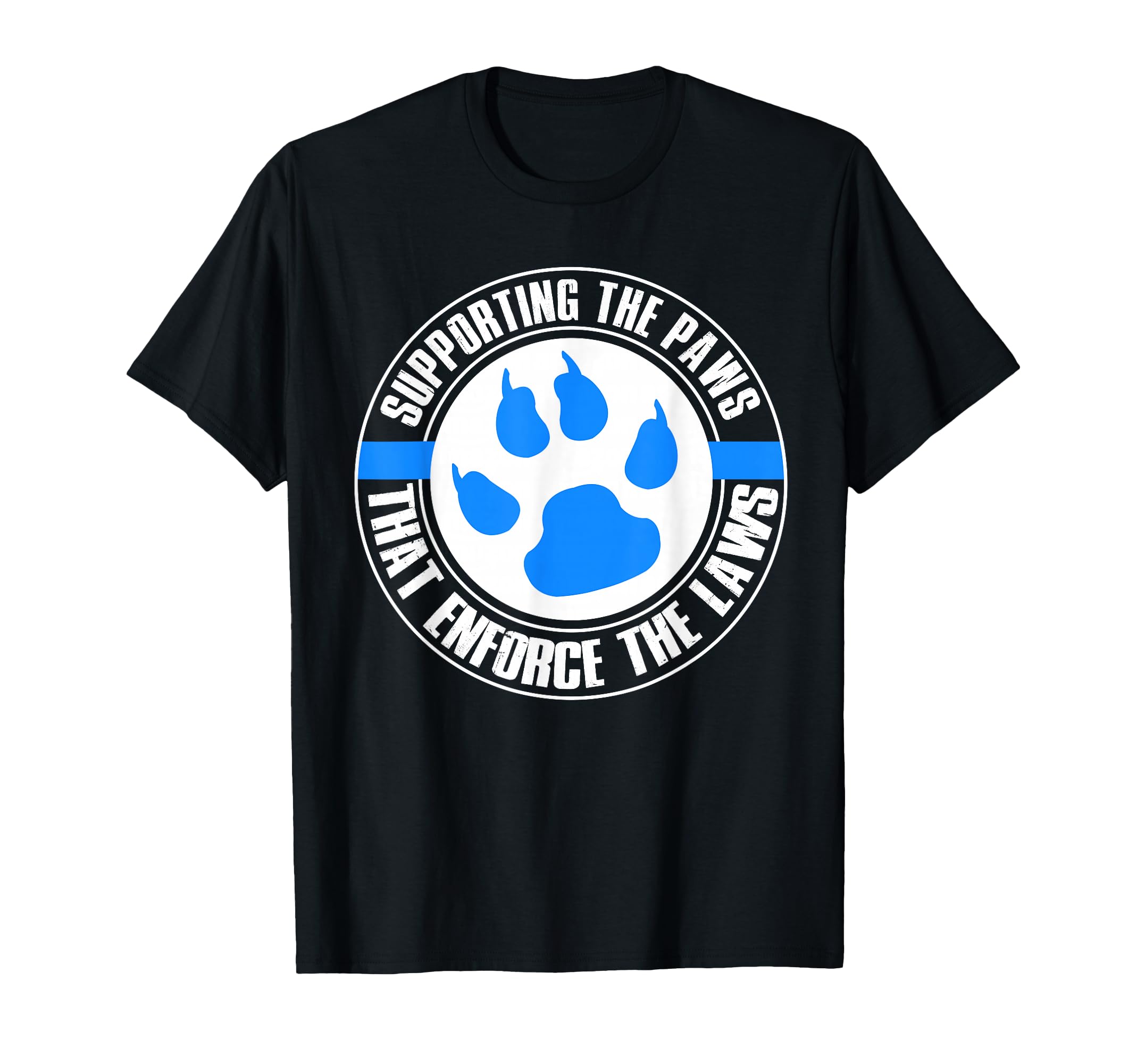 Police Officer K9 Unit Police Dog T-Shirt - Fun Novelty Design for Adults - T-Shirt, Sweatshirt, Hoodie
