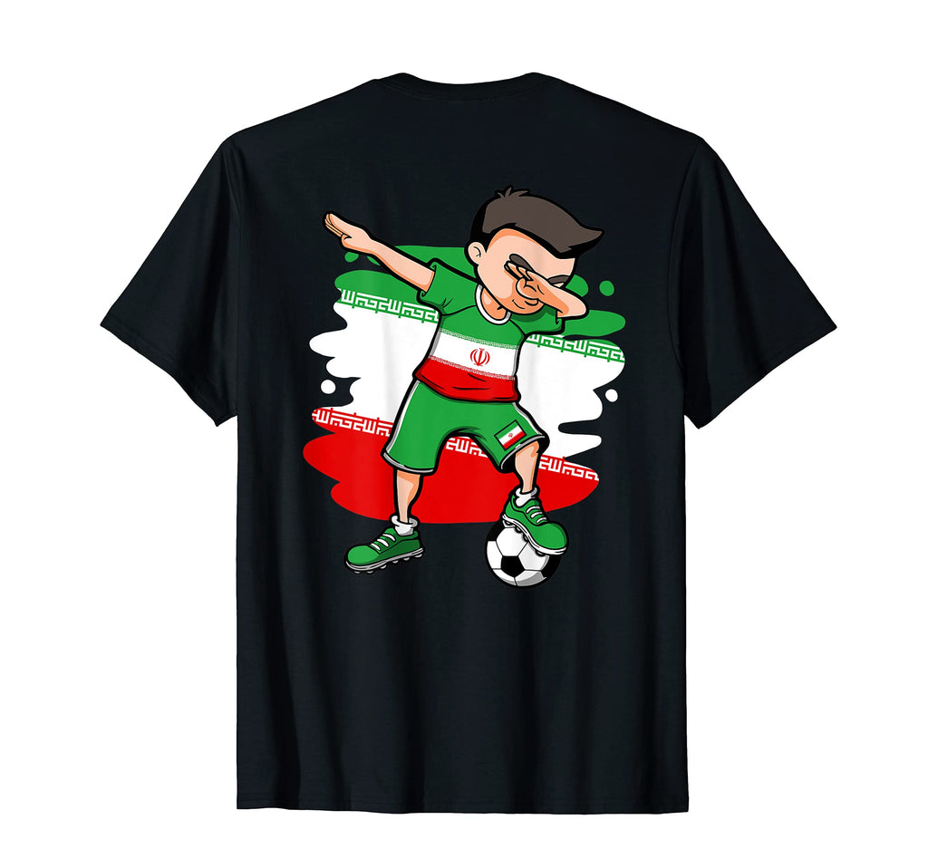 Dabbing Soccer Iran Jersey T-Shirt - Casual Everyday Wear Men Women - T-Shirt, Sweatshirt, Hoodie