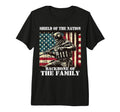 Shield Nation Backbone Family Military T-Shirt - Trendy Graphic Men Women - T-Shirt, Sweatshirt, Hoodie