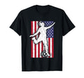 Soccer Player Usa American Flag Soccer T-Shirt - Graphic Print Men Women - T-Shirt, Sweatshirt, Hoodie