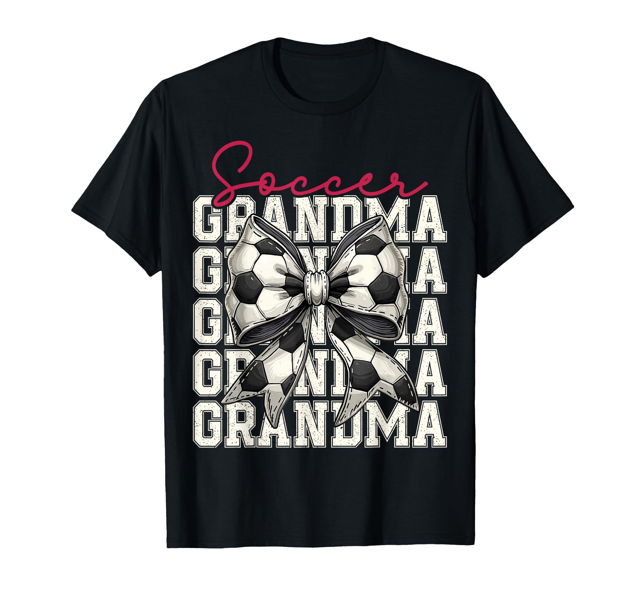 Soccer Grandma Funny Coquette Bow T-Shirt - Aesthetic Graphic Unisex - T-Shirt, Sweatshirt, Hoodie