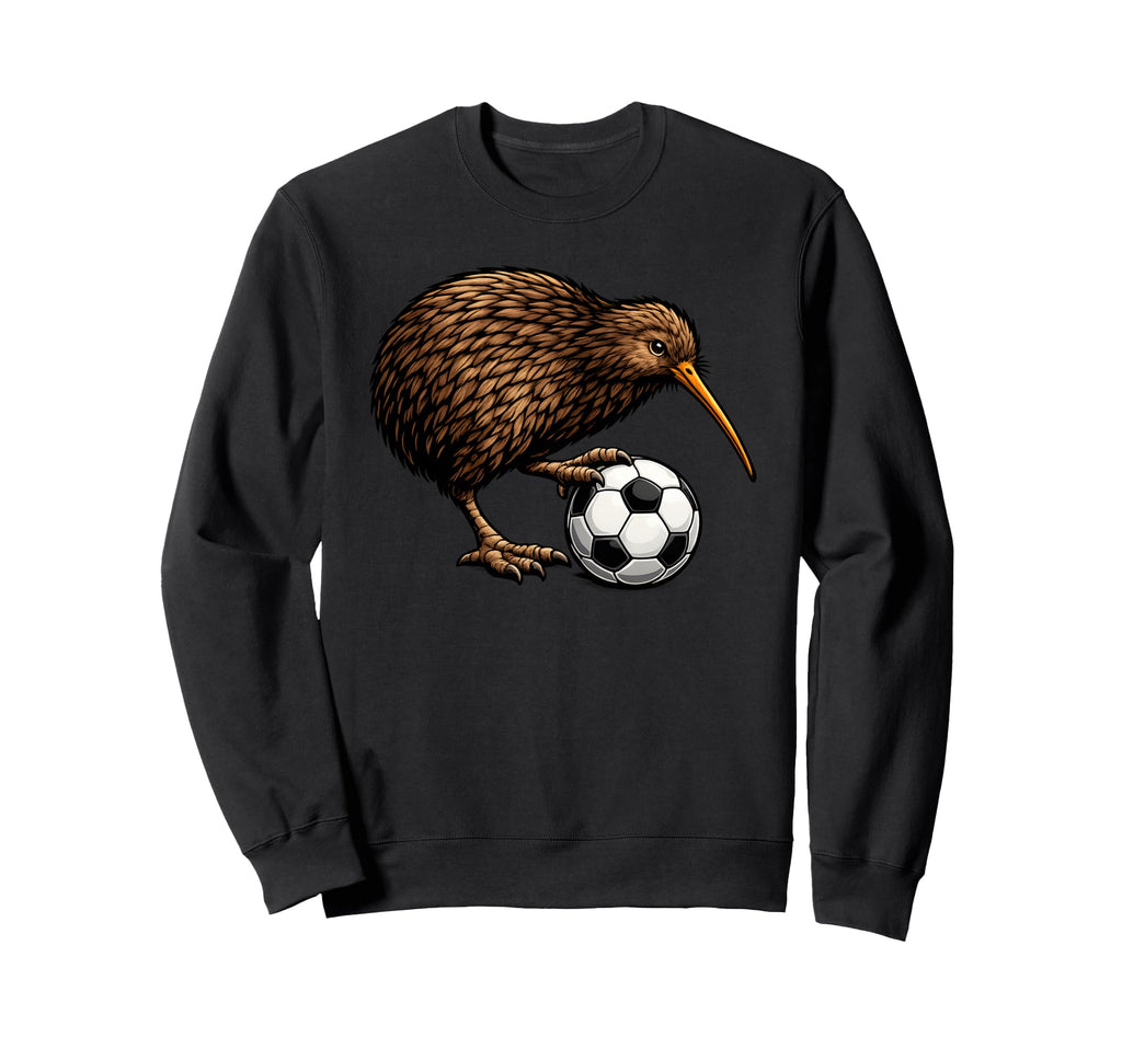 Funny Kiwi Bird Soccer Ball New Sweatshirt - Unique Graphic Men Women - T-Shirt, Sweatshirt, Hoodie