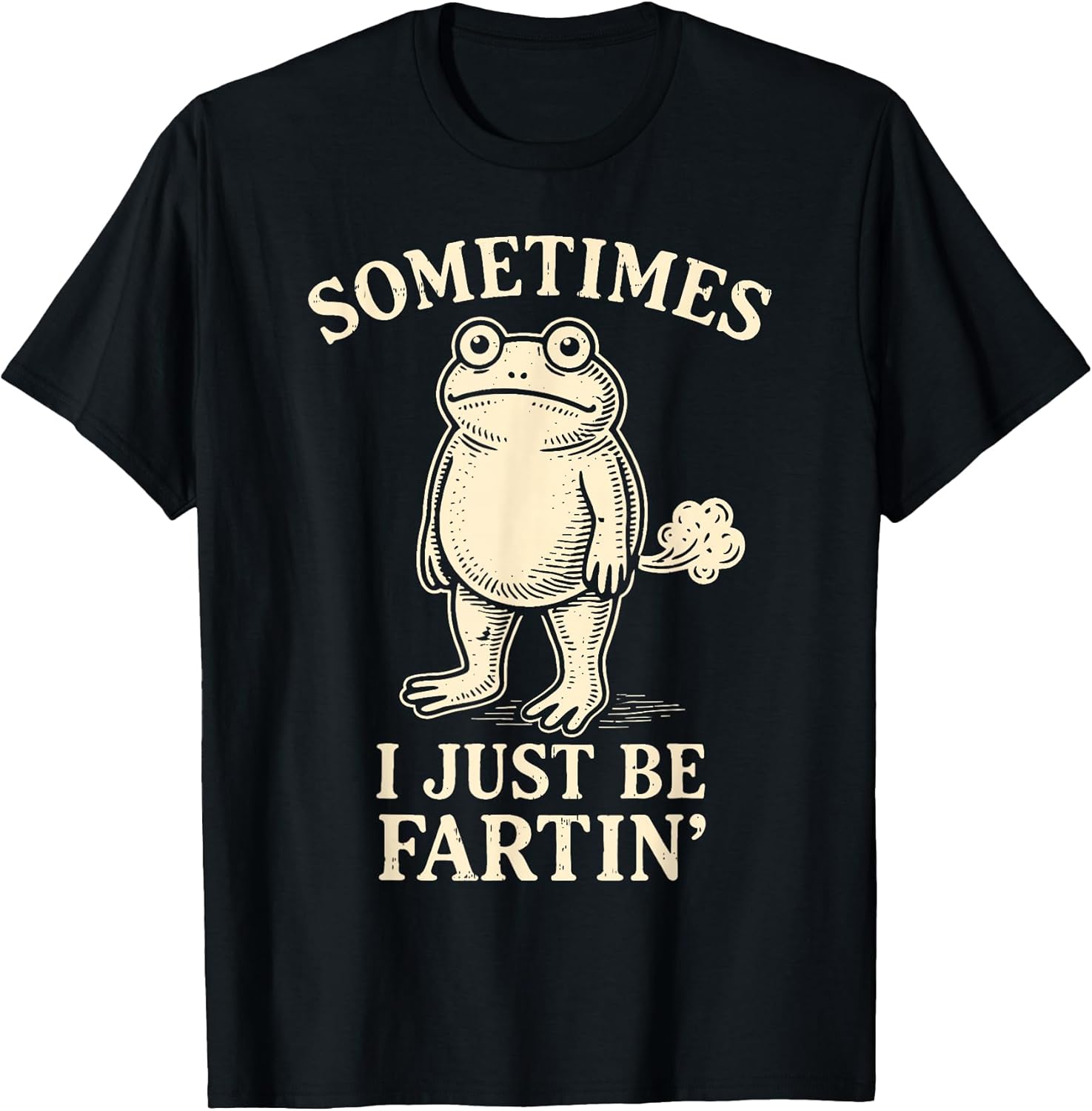 Sometimes I Just Funny Fartin' Frog Meme Adult Humor - Adult & Kids T-Shirts, Sweatshirts & Hoodies apparel design preview 1