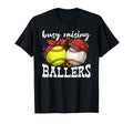 Busy Raising Ballers Leopard Mom T-Shirt - Aesthetic Graphic Unisex - T-Shirt, Sweatshirt, Hoodie