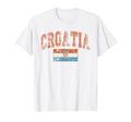 Threadrock Faded Croatia Flag T-Shirt - Streetwear Style Men Women - T-Shirt, Sweatshirt, Hoodie