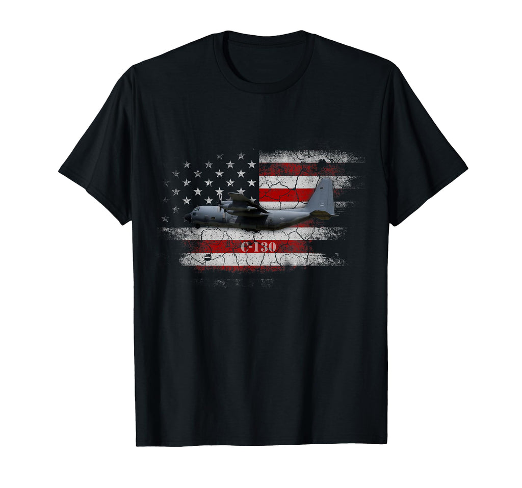 C 130 Combat Air Force Veteran T-Shirt - Minimalist Print for Adults - T-Shirt, Sweatshirt, Hoodie