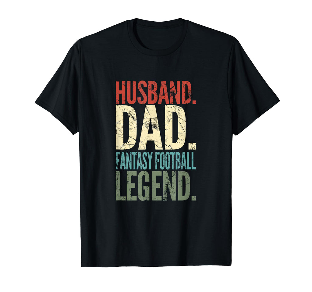 Husband Dad Fantasy Football Legend T-Shirt - Aesthetic Graphic for Adults - T-Shirt, Sweatshirt, Hoodie