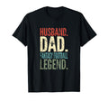Husband Dad Fantasy Football Legend T-Shirt - Aesthetic Graphic for Adults - T-Shirt, Sweatshirt, Hoodie