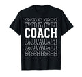 Coach Funny Layered Text Coaching T-Shirt - Streetwear Style Men Women - T-Shirt, Sweatshirt, Hoodie
