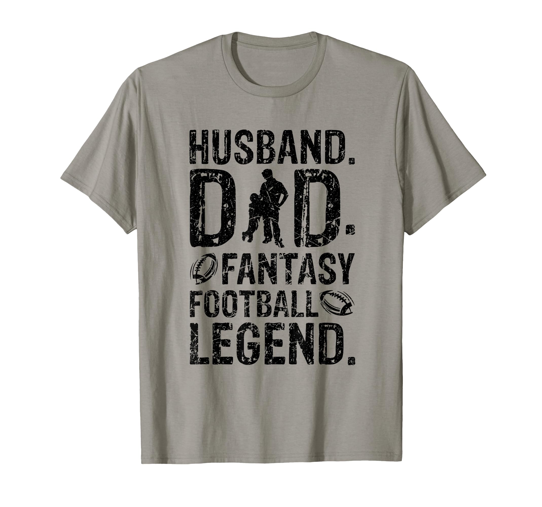 Husband Dad Fantasy Football Legend T-Shirt - Unique Graphic Men Women - T-Shirt, Sweatshirt, Hoodie