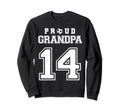 Number 14 Custom Proud Soccer Sweatshirt - Casual Everyday Wear Men Women - T-Shirt, Sweatshirt, Hoodie