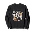 Soccer Mom Club Leopard Bow Mama Sweatshirt - Custom Art Print Men Women - T-Shirt, Sweatshirt, Hoodie