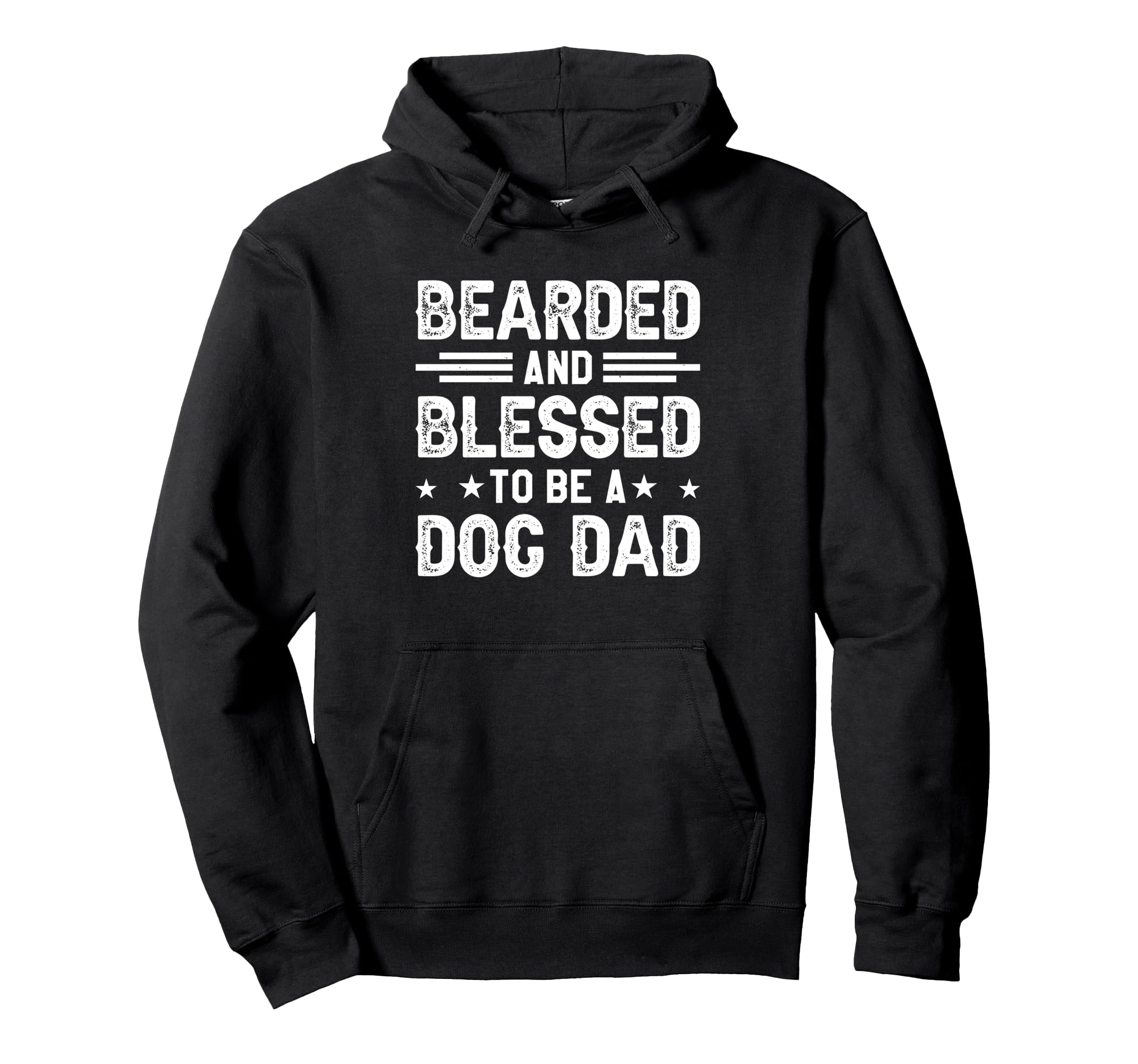 Bearded And Blessed Dog Lover Hoodie - Custom Art Print Men Women - T-Shirt, Sweatshirt, Hoodie