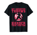 My Daughters Softball Fathers Softball T-Shirt - Graphic Print Men Women - T-Shirt, Sweatshirt, Hoodie