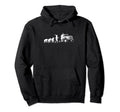 Trucker Evolution Driving Dad Trucker Hoodie - Custom Art Print for Adults - T-Shirt, Sweatshirt, Hoodie