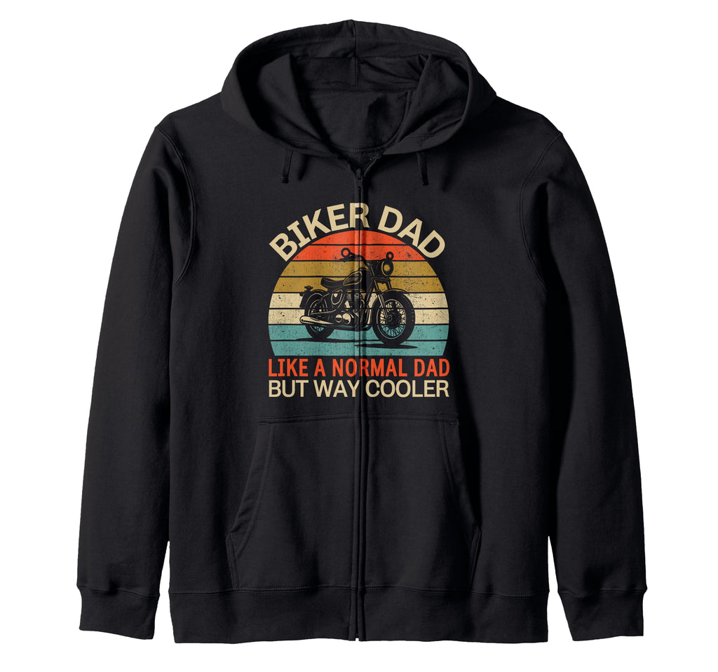 Biker Dad Motorcycle Fathers Day T T-Shirt - Streetwear Style Men Women - T-Shirt, Sweatshirt, Hoodie
